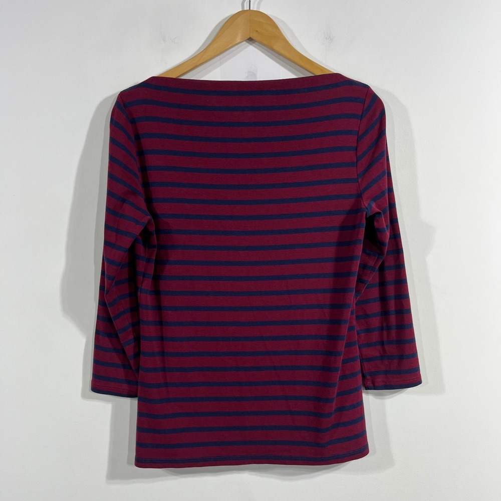 Old Navy Fisherman Nautical Striped Boatneck Preppy Euro‎ Summer Womens Large